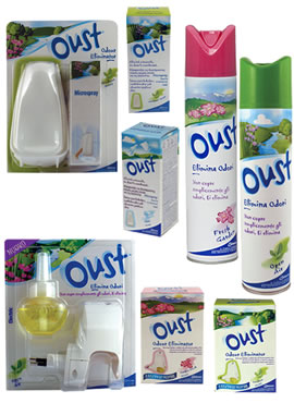 2-New-Oust-BATHROOM-Air-Sanitizer-Sealed-Refills-Outdoor