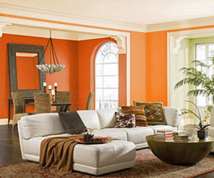 Analogous room color combinations for your living room