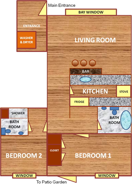 Beautiful furnished apartments in downtown