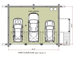  Three Car Garage Plans for Building a 3 Car Garage